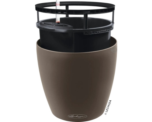 Pflanzgefäß mit Bewässerungssystem und Füllstandsanzeige