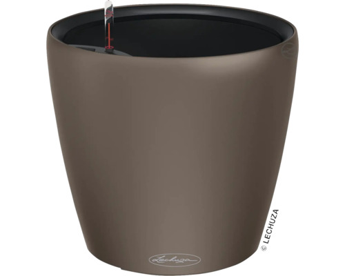 Pflanztopf Lechuza Kunststoff 22 x 22 x 20,5 cm muskat Lechuza Classico Topf mit Bewässerungssystem