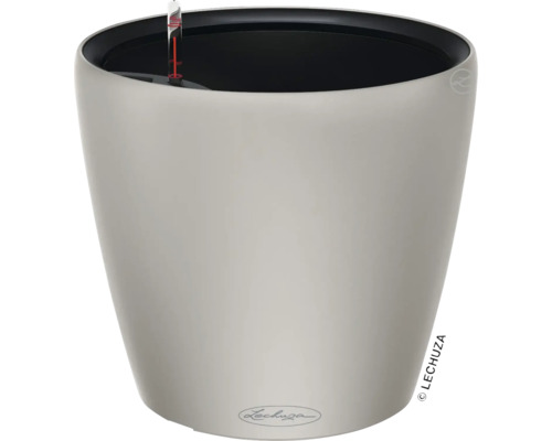 Pflanztopf Lechuza Kunststoff 22 x 22 x 21 cm sandbraun Lechuza Classico Topf mit Bewässerungssystem