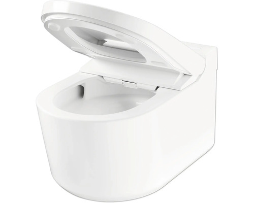 Dusch-WC Komplettanlage Grohe Sensia 36507SH0 ohne Spülrand mit hygienedusche mit geruchsabsaugung weiß glänzend mit Beschichtung mit WC-Sitz 36507SH0