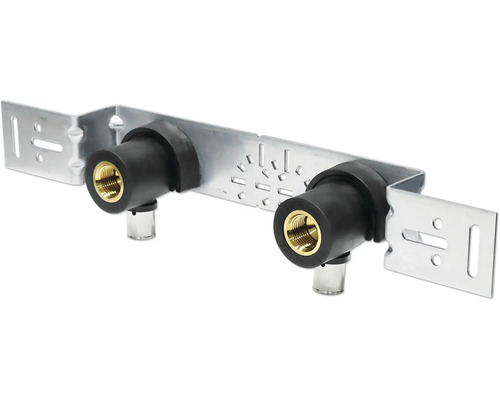 Vorwandelement für Sanitärinstallation mit zwei Anschlüssen