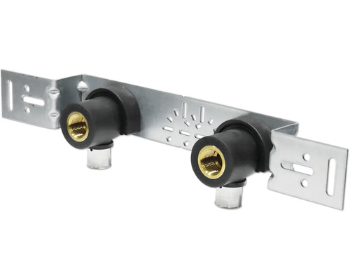 Vorwandarmatur Montageelement mit zwei Anschlüssen