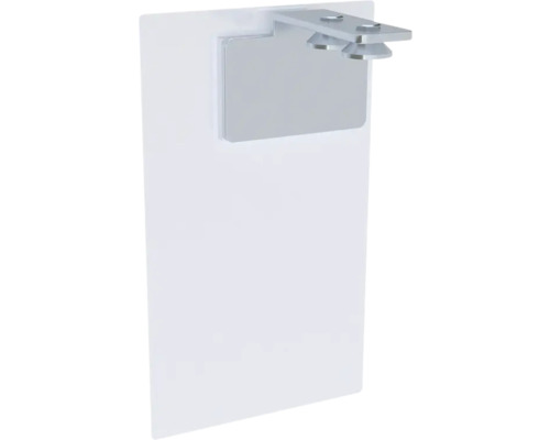 Duschwand mit Wandbefestigung