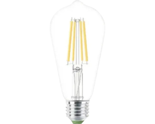 LED-Lampe Filament dimmbar ST64 E27 / 4 W ( 60 W ) klar 840 lm 2700 K warmweiß