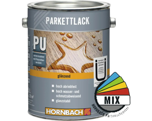 HORNBACH Parkettlack glänzend im Wunschfarbton mischen lassen-0