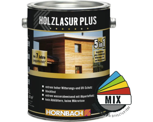 HORNBACH Holzlasur Plus im Wunschfarbton mischen lassen-0