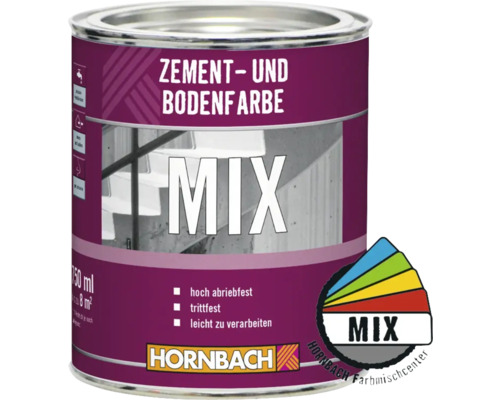 HORNBACH Zement- und Bodenfarbe im Wunschfarbton mischen lassen 750 ml Basis A-0