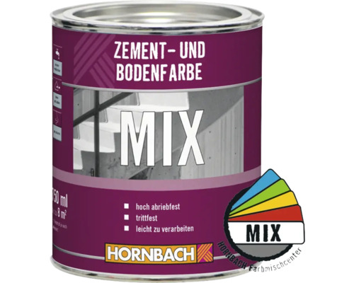 HORNBACH Zement- und Bodenfarbe im Wunschfarbton mischen lassen 750 ml Basis C-0
