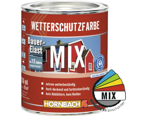 HORNBACH Wetterschutzfarbe im Wunschfarbton mischen lassen 750 ml Basis A-0