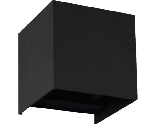 LED Wandleuchte Aufbauleuchte e2 Qube 7 W warmweiß 2-flammig IP 65 anthrazit Quadratische Wandleuchte zur Beleuchtung