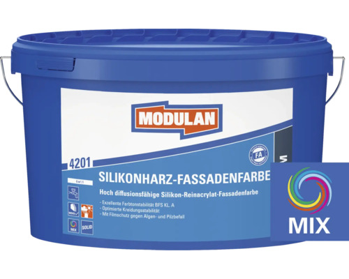 MODULAN 4201 Silikonharz-Fassadenfarbe im Wunschfarbton mischen lassen-0