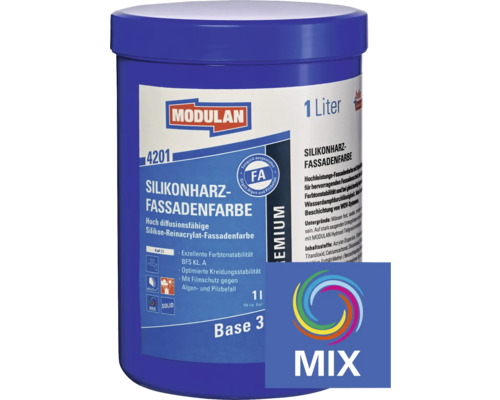 MODULAN 4201 Silikonharz-Fassadenfarbe im Wunschfarbton | HORNBACH AT