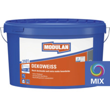 MODULAN 3101 Dekoweiß Wandfarbe im Wunschfarbton mischen lassen 12,5 l Base 3-thumb-0