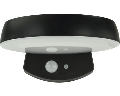 Schwarze LED Deckenleuchte mit Bewegungsmelder