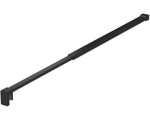 Stabilisationsbügel Form & Style Modena 700 - 1200 mm ausziehbar schwarz matt Ausziehbarer Handtuchhalter aus Metall