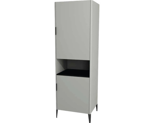 Hochschrank Devo Lotos 60x190x53 cm Anschlag rechts grau