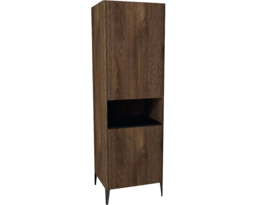 Hochschrank Devo Lotos 60x190x53 cm Anschlag links bronze