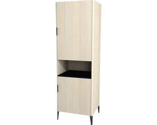 Hochschrank Devo Lotos 60x190x53 cm Anschlag rechts cremeweiß