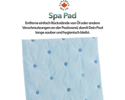 Canadian Spa Company Logo. Spa Reinigungspad für die Poolreinigung.