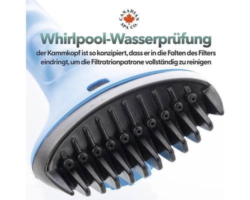 Whirlpool Wasserfilter Reinigungsbürste mit Canadian Spa Company Logo