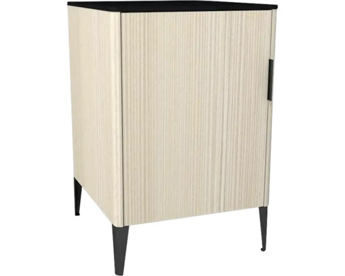 Highboard Devo Lotos 76x50x53 cm Anschlag links cremeweiß