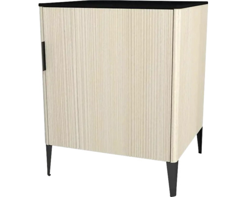 Highboard Devo Lotos 76x60x53 cm Anschlag rechts cremeweiß