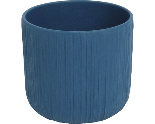 Blumentopf Keramik Ø 27 cm 27 x 27 x 26 cm blau