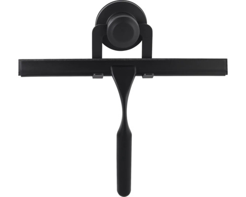 Duschkabinenabzieher Form & Style mit Halter 26,8 cm schwarz
