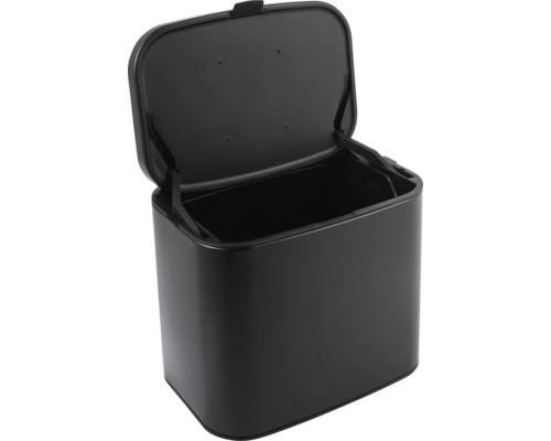 Offener Abfallbehälter aus Metall