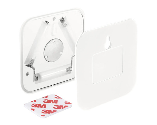 Offene Halterung mit 3M Klebestreifen zur Batteriebefestigung