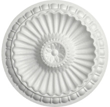 Deckenrosette aus Polystyrol mit floralem Muster