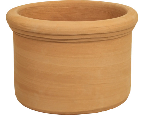 Pflanzeimer Blumentopf Terrakotta 40 x 40 x 27 cm braun Blumentopf aus Terrakotta