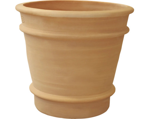Pflanzeimer Blumentopf Terrakotta 45 x 45 x 40 cm braun Blumentopf aus Terrakotta