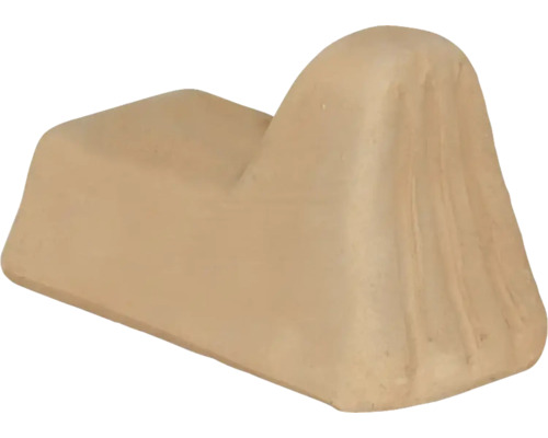 Tonfuß Terrakotta 13 x 5 x 8 cm braun Yogakissen aus Baumwolle