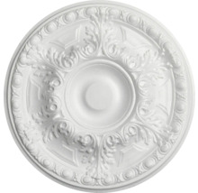 Runde Deckenrosette mit floralen Verzierungen