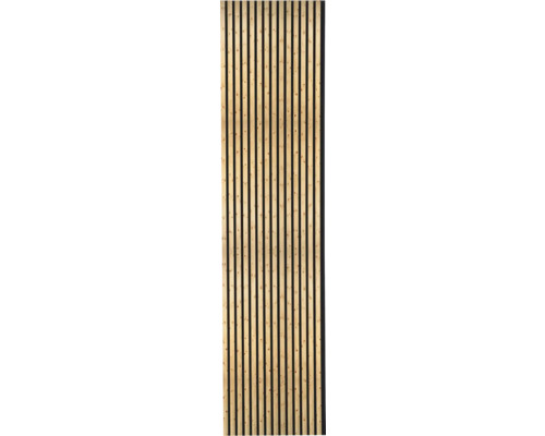 Holzpaneel mit Lamellen zur Wandverkleidung