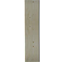 Akustikpaneel aus Holz mit Lattenstruktur