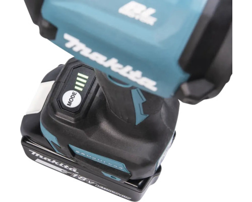 Makita Akku mit Ladestandsanzeige und Modus-Taste