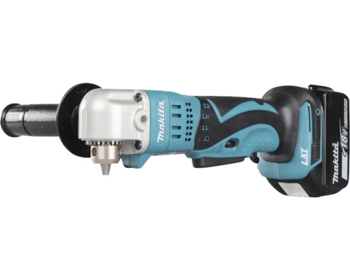 Makita Akku-Winkelbohrmaschine mit Seitengriff und 18-Volt-Akku