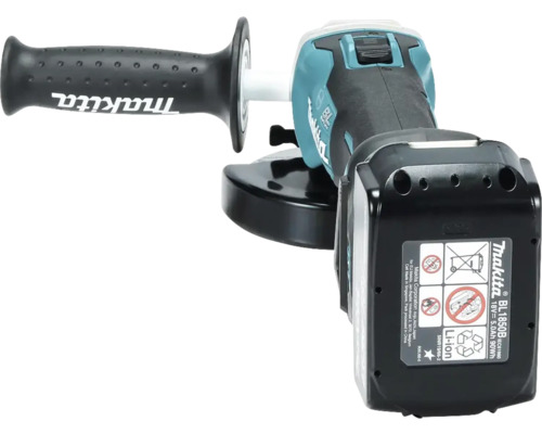 Makita Akku Winkelschleifer mit Zusatzhandgriff
