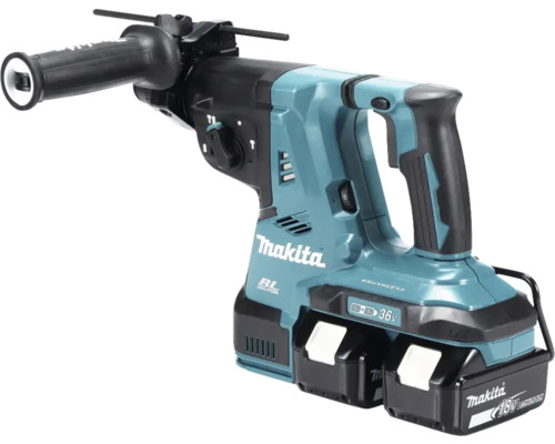 Makita Akku-Bohrhammer mit Zusatzhandgriff und zwei Akkus