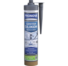 Pronova Sanitär Silikon, transparent, für Küche und Bad