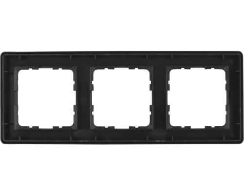 Abdeckrahmen 3-fach Q-Link F-Line, unterputz, schwarz Abdeckrahmen 3-fach Q-Link F-Line, unterputz, schwarz