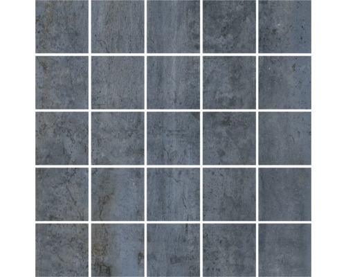 Feinsteinzeugmosaik Mirava Glasgow blue 30x30 cm Quadratische Mosaikfliese aus Keramik