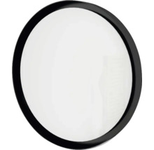 LED-Lichtspiegel Devo Lotos 59x59x5,8 cm schwarz