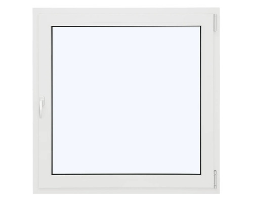 ARON Ternum Aluminiumfenster RAL 9016 verkehrsweiß 1 Flügelig (Dreh-Kipp) 800x800 mm DIN Rechts Weißes Kunststofffenster mit Dreh-Kipp-Funktion