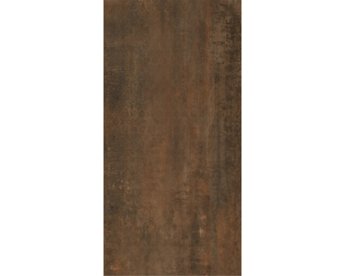 Feinsteinzeug Dekorfliese Mirava Glasgow Rust 60x120 cm braun matt rektifiziert