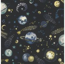 Tapete mit Planeten, Sternen und Sternbildern