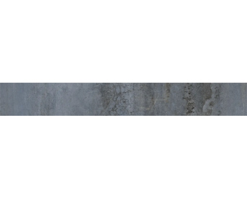 Feinsteinzeug Sockelfliese Mirava Glasgow blue 8x60 cm Fliesenmuster mit Betonoptik