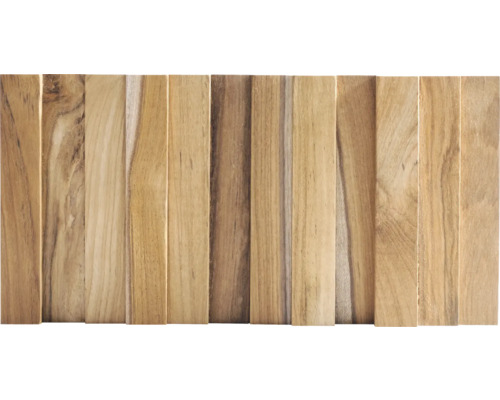 Holzpaneel aus Teakholz